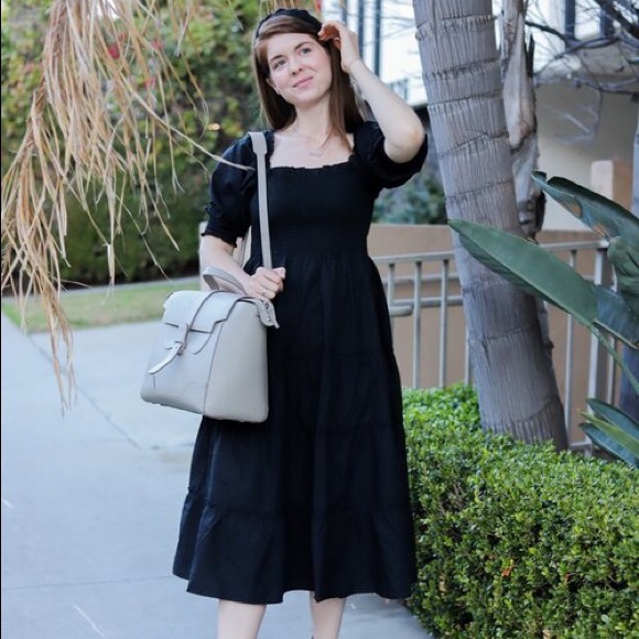 Hill House Nesli Nap dress- black. New without tags, size medium. - Picture 1 of 1